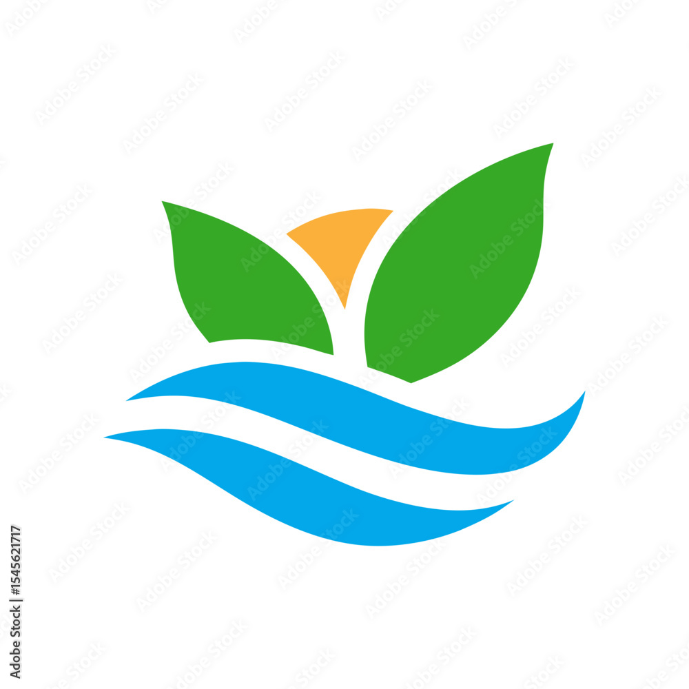 Fototapeta premium green leaf icon