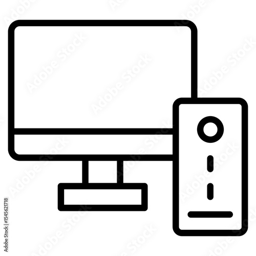Decluttered Desktop Icon Element For Design