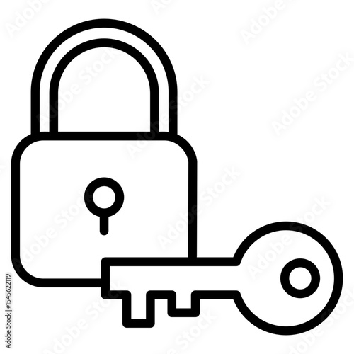 Simple Login Icon Element For Design