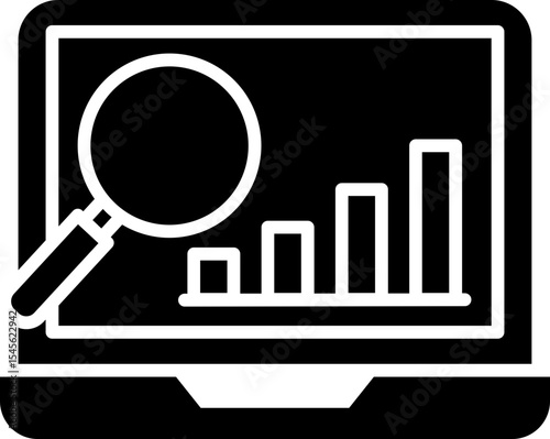 Analysis Vector Icon Stock Illustration