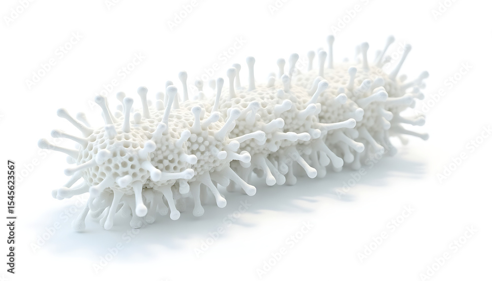 Fototapeta premium cotton swabs isolated on white background