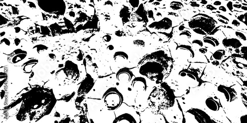 Abstract Pebble and Ink Splatter Texture