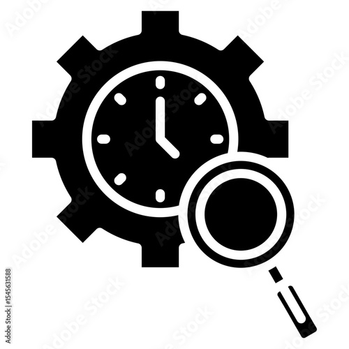 Time Tracker Icon Element For Design