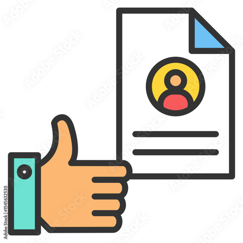 Approval Icon Element For Design