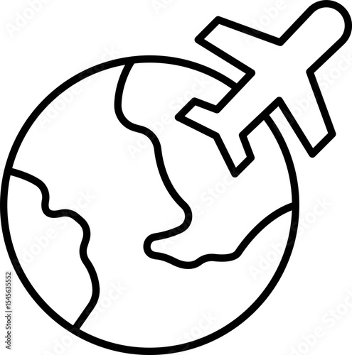 Tour Vector Icon Stock Illustration