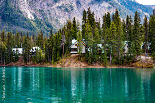 Emerald Lake .Canadian Rocky Mountain Resorts British Columbia.