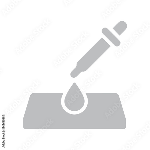 Test blood sample icon