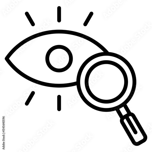 Vision Icon Element For Design