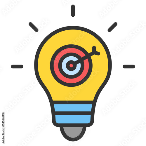 Smart Goals Icon Element For Design