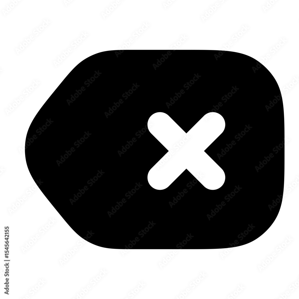 Fototapeta premium Backspace Icon