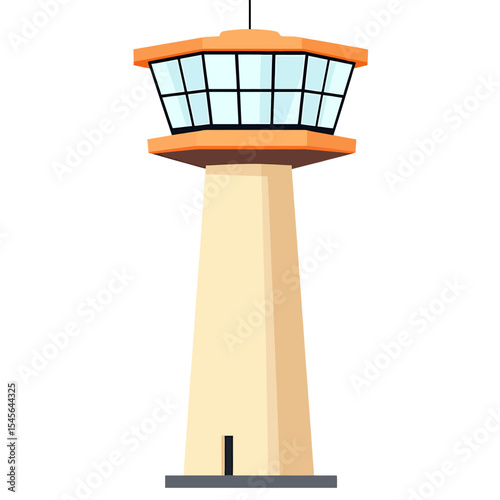 Military tower isolated 
