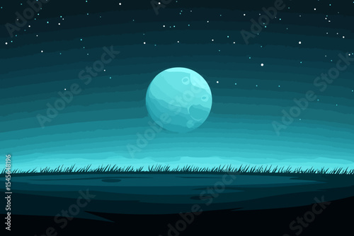moon over the hill