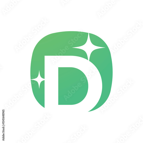 Letter D logo, D logo, AI logo set, modern and minimal design, tech-inspired, colorful icons and symbols, suitable for artificial intelligence, innovation, branding, startups, and digital identity.