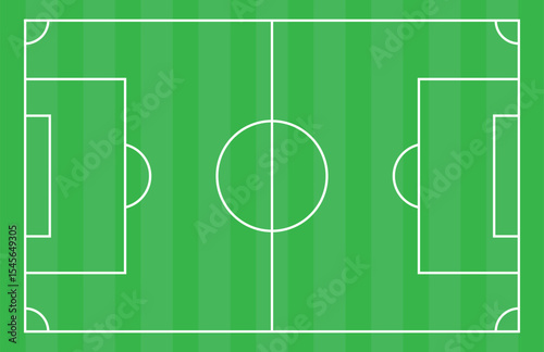 Soccer or Football field stadium vector illustration. for Sport event  illustration. Soccer team strategic plan.
