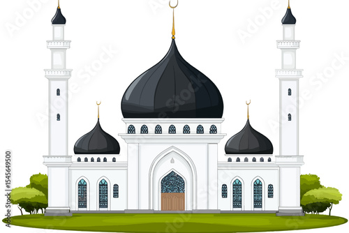 Mosque isolated 