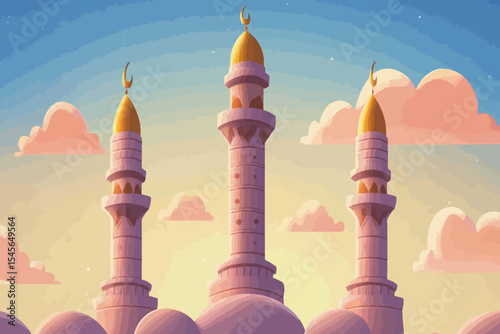 mosque and minaret