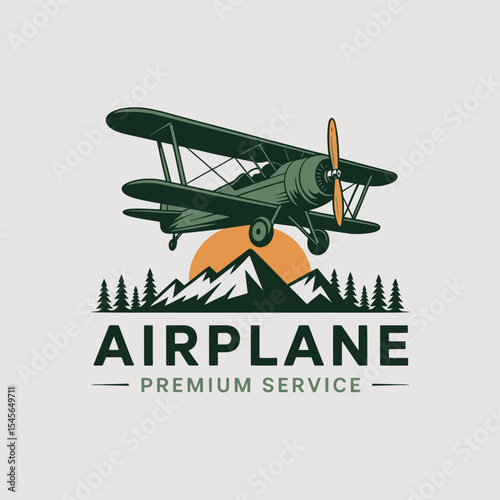 Airplane Premium Service Logo