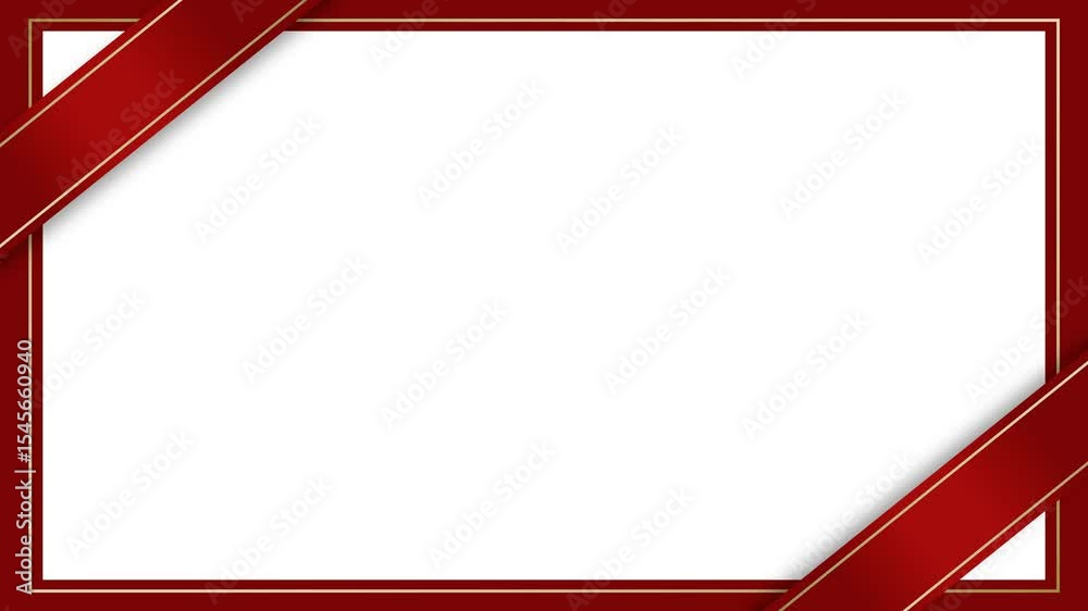 Elegant and cool frame with gold certificate