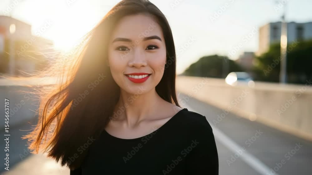 Young woman outdoors urban portrait Young woman outdoors urban portrait