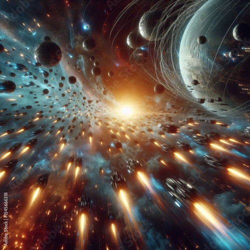 Interstellar Refugee Fleet – Thousands of escape pods fleeing
