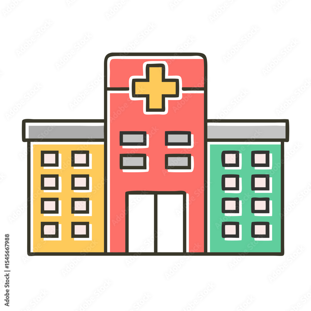 Fototapeta premium Hospital Icon