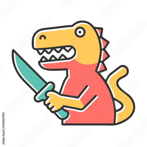 funny cartoon dinosaur