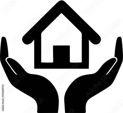 house in hands,hands holding paper house, family home, homeless housing and home protecting insurance concept, foster home care, homeschooling, proptech concept