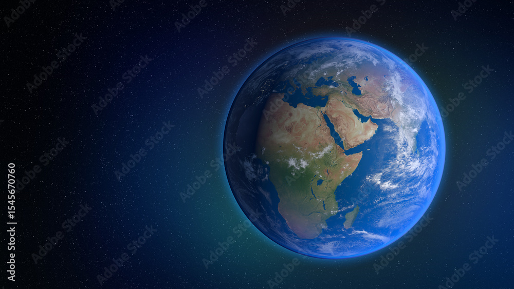 Fototapeta premium Planet Earth from Space Global View