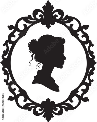 girl with wreath