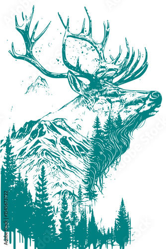 tree in the deer