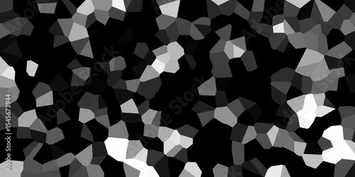 white Broken Stained Glass Background with golden lines. Broken glass effect texture vector design .Geometric Irregular Shapes, 3D Shadow Effect, .Multicolored geometric wattled mosaic pattern .