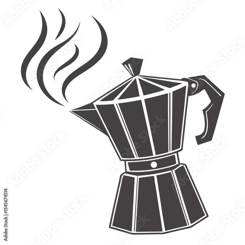 Coffee cup icon. Hot drink sign. Vector 