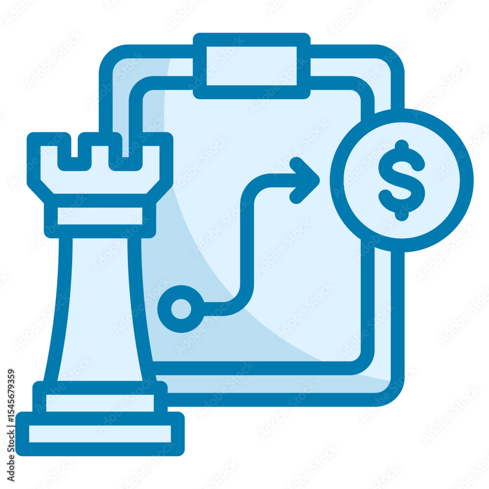 Corporate Strategy Icon Corporate Strategy Icon