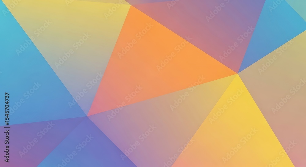 Obraz premium Colorful Triangle Abstract Background