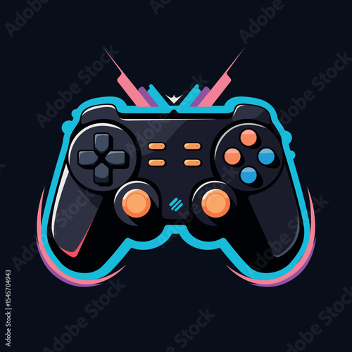 Stick Controller Art Illustration