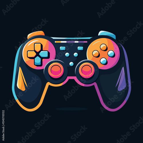 Stick Controller Art Illustration