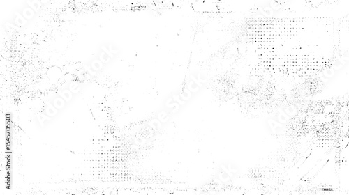Speckle grain dot white paper noise texture with distress effect vector illustration pattern background. Vector grunge texture. Abstract background, old concrete wall. Overlay illustration