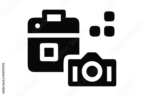 Modern Photography and Event Planning Icon