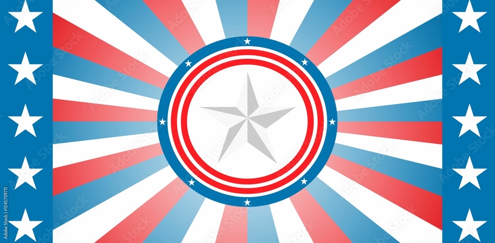 Naklejka premium Digitally generated image of badge