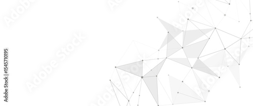 Vector abstract creative triangles technology pattern geometric background design