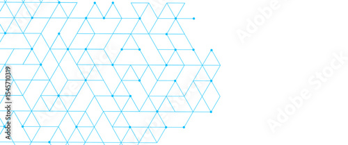 Vector abstract minimalist triangles technology pattern and geometric background