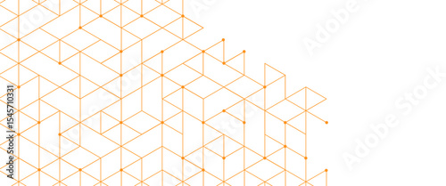 Vector abstract geometric modern triangles technology pattern background