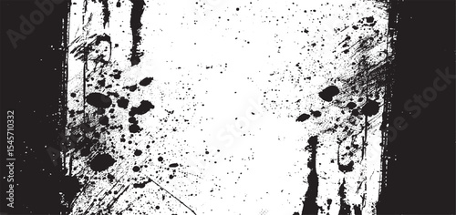  Grunge vector background. Black and White Texture. Abstract monochrome grunge for  Vector grunge brush strokes texture rough black scratches for wallpaper,