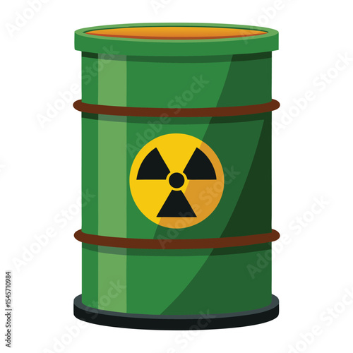 Toxic waste barrel