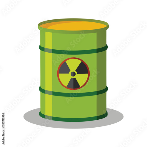 Toxic waste barrel