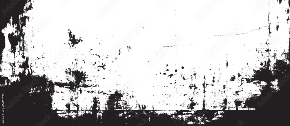 Obraz premium Grunge background. Abstract mild textured effect. Vector Illustration. Black isolated on white. Black grunge texture border frame over white