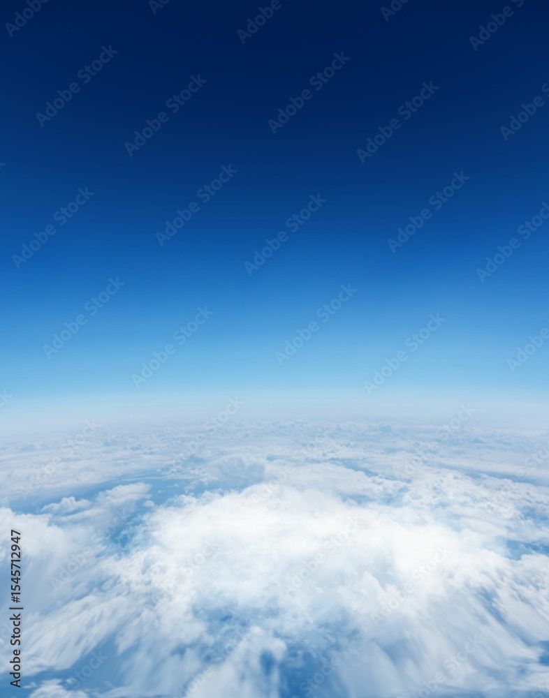 Blue sky over white clouds Blue sky over white clouds