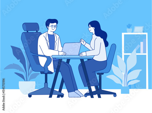 medical counseling, doctors, patients, medical services, clinics, health checkups, counseling, guidance, dialogue, medical care