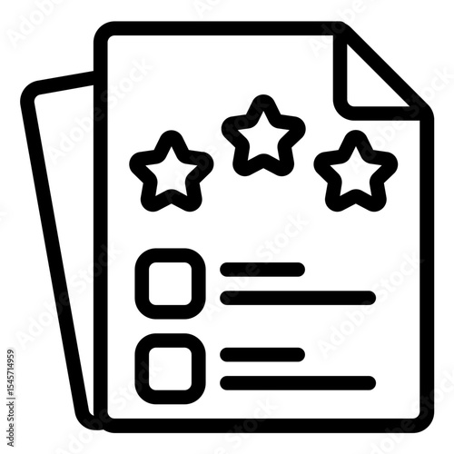 Score Icon in Line Style