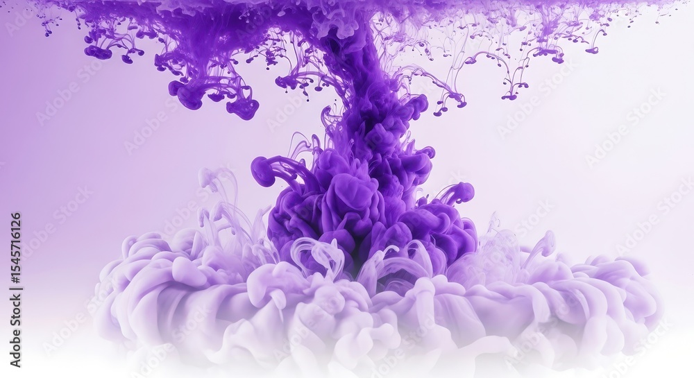 Naklejka premium Purple Smoke Effect